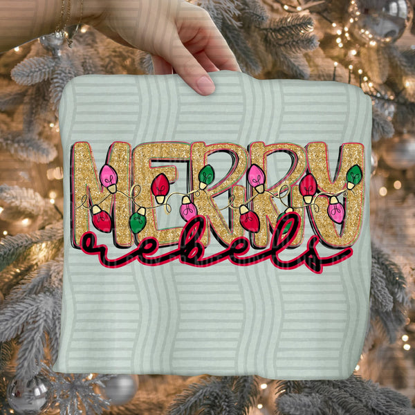 Merry Lights Mascots Rebels design