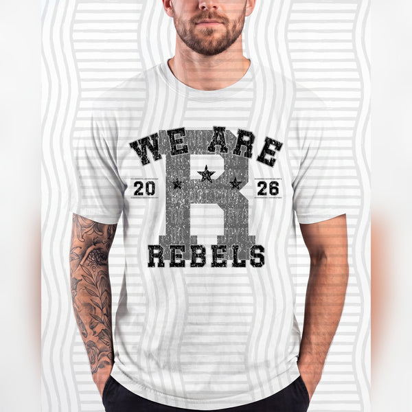 Varsity Initials Mascots Rebels design