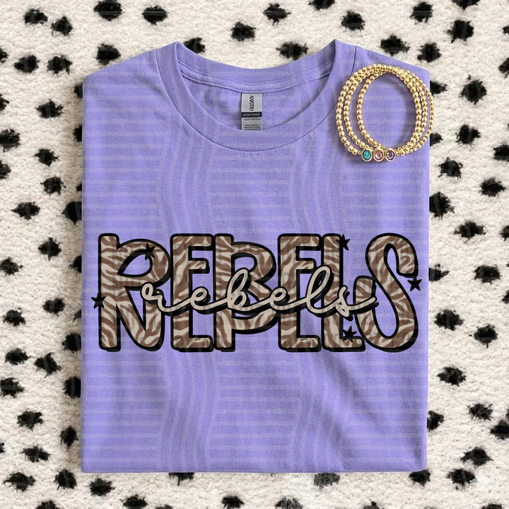 Rebels Zebra Mascots DTF transfer
