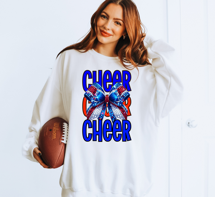 RED WHITE AND BLUE CHEER