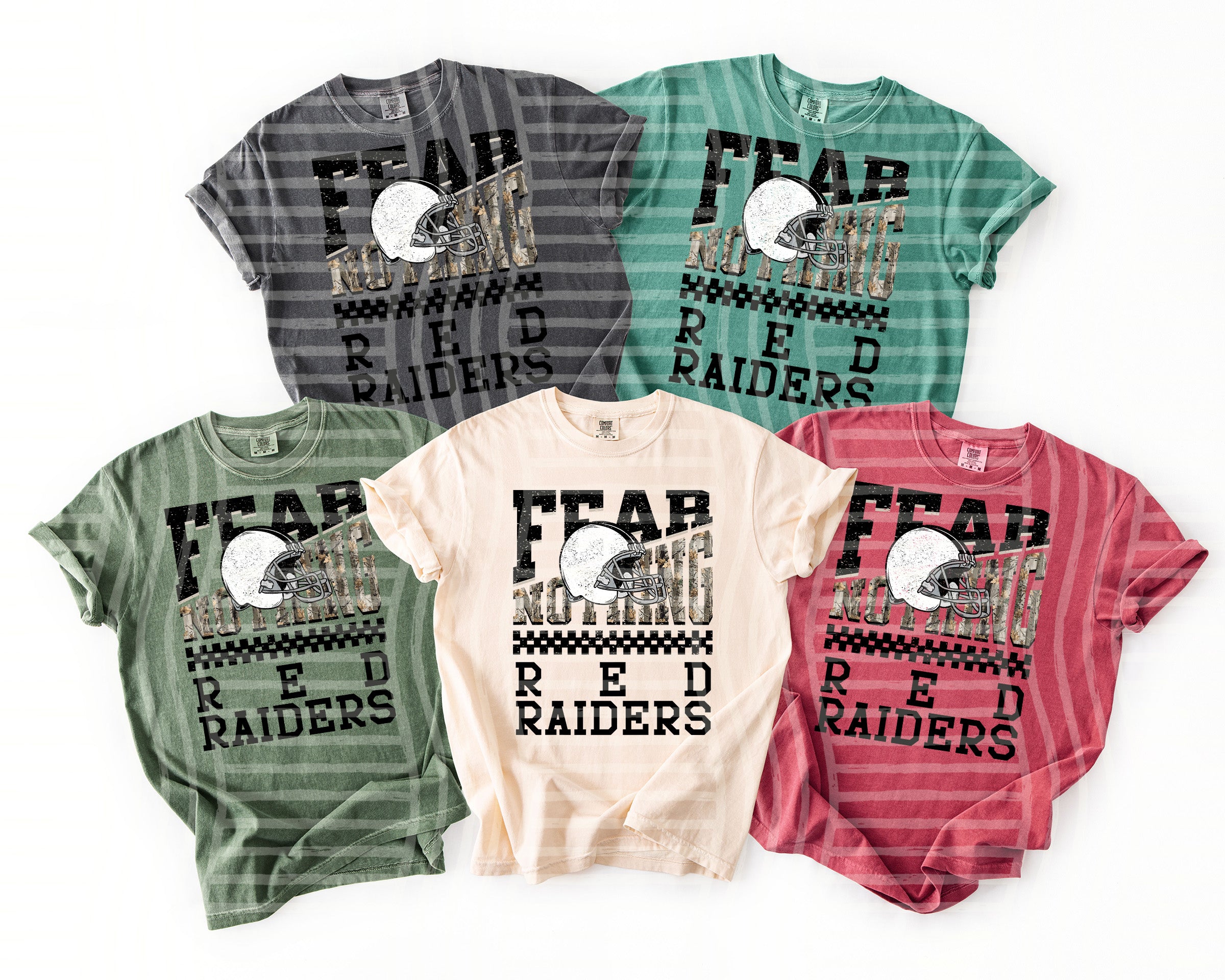 Fear Nothing Mascots Red Raiders design