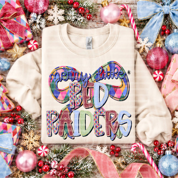 Merry Little Mascots Red Raiders design