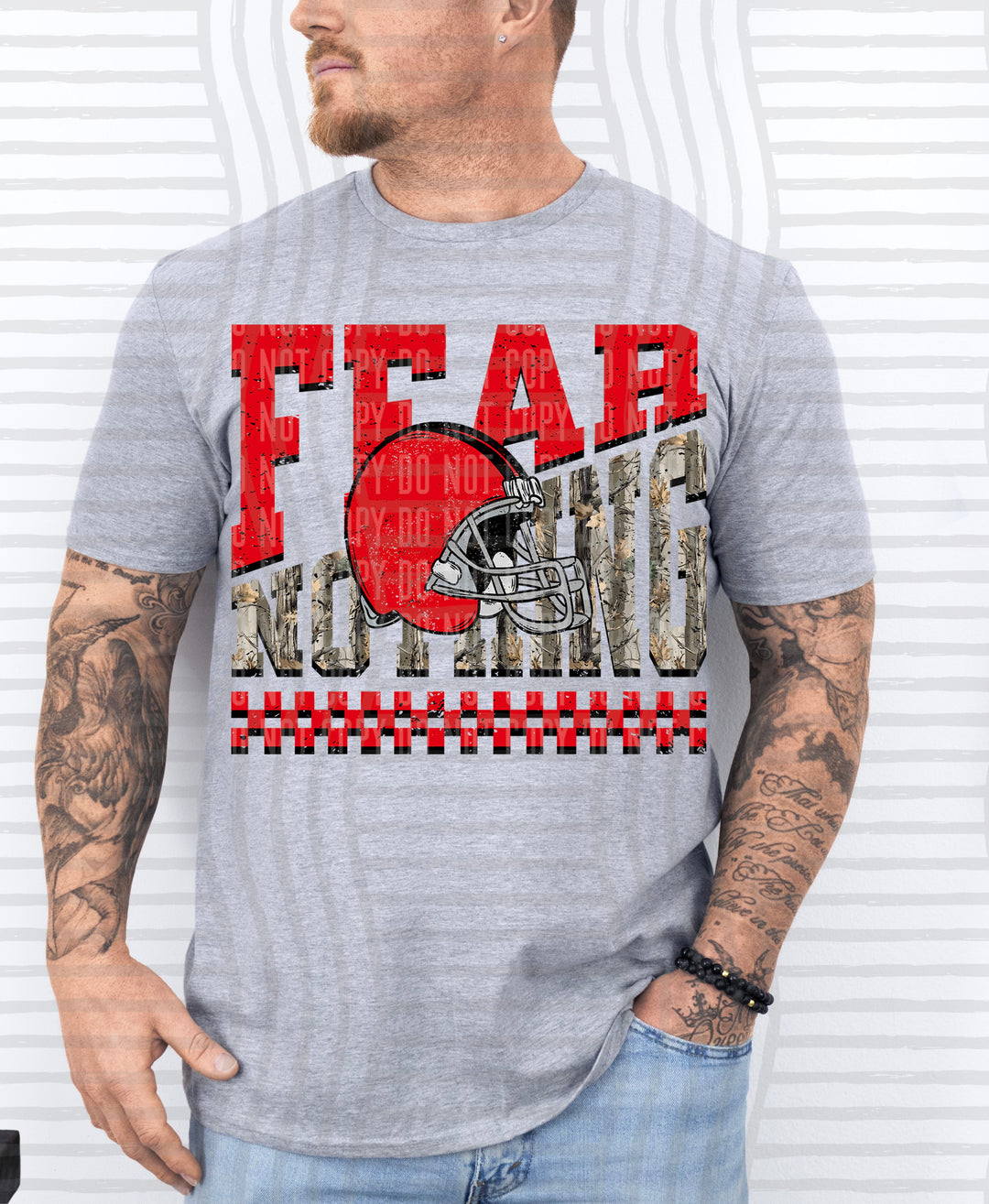 Fear Nothing Red – Completed Tee