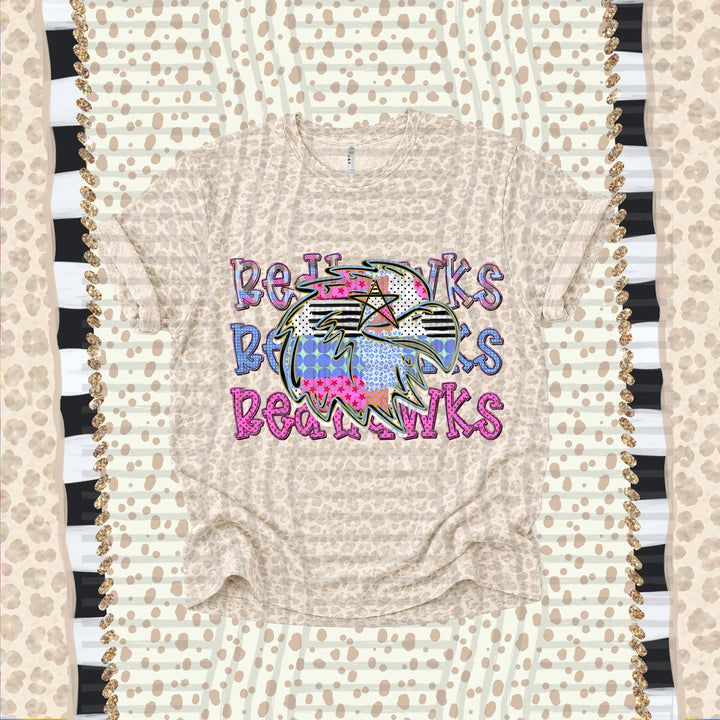 Redhawks Dolly Doodle mascot DTF transfer