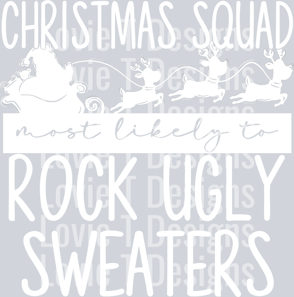 Rock Ugly Sweaters White