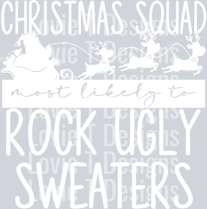 Rock Ugly Sweaters White