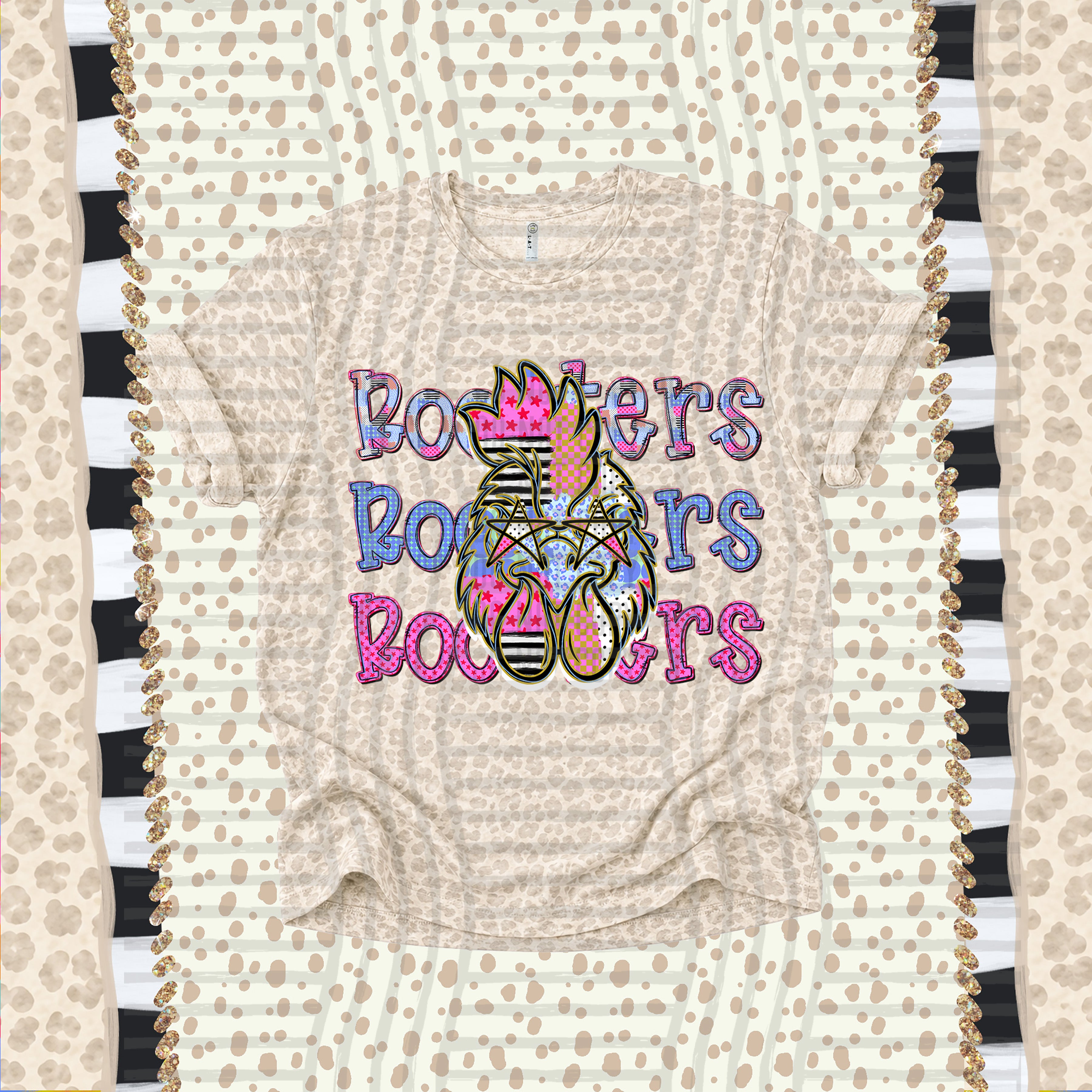 Dolly Doodle Mascots Roosters design