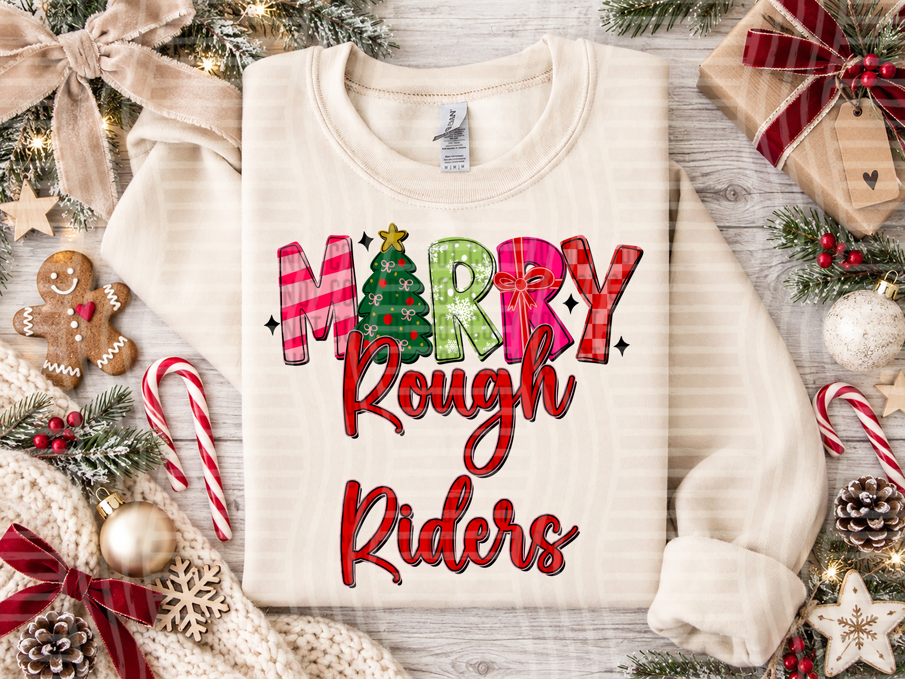 Merry Mascots Rough Riders design