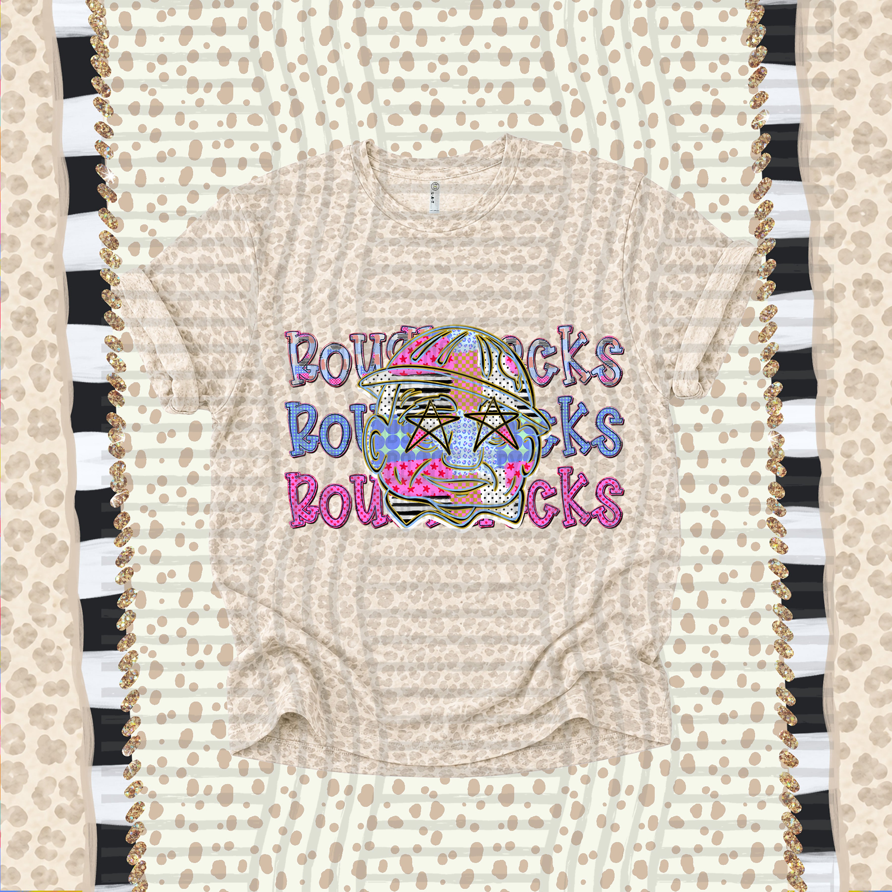 Dolly Doodle Mascots Roughnecks design