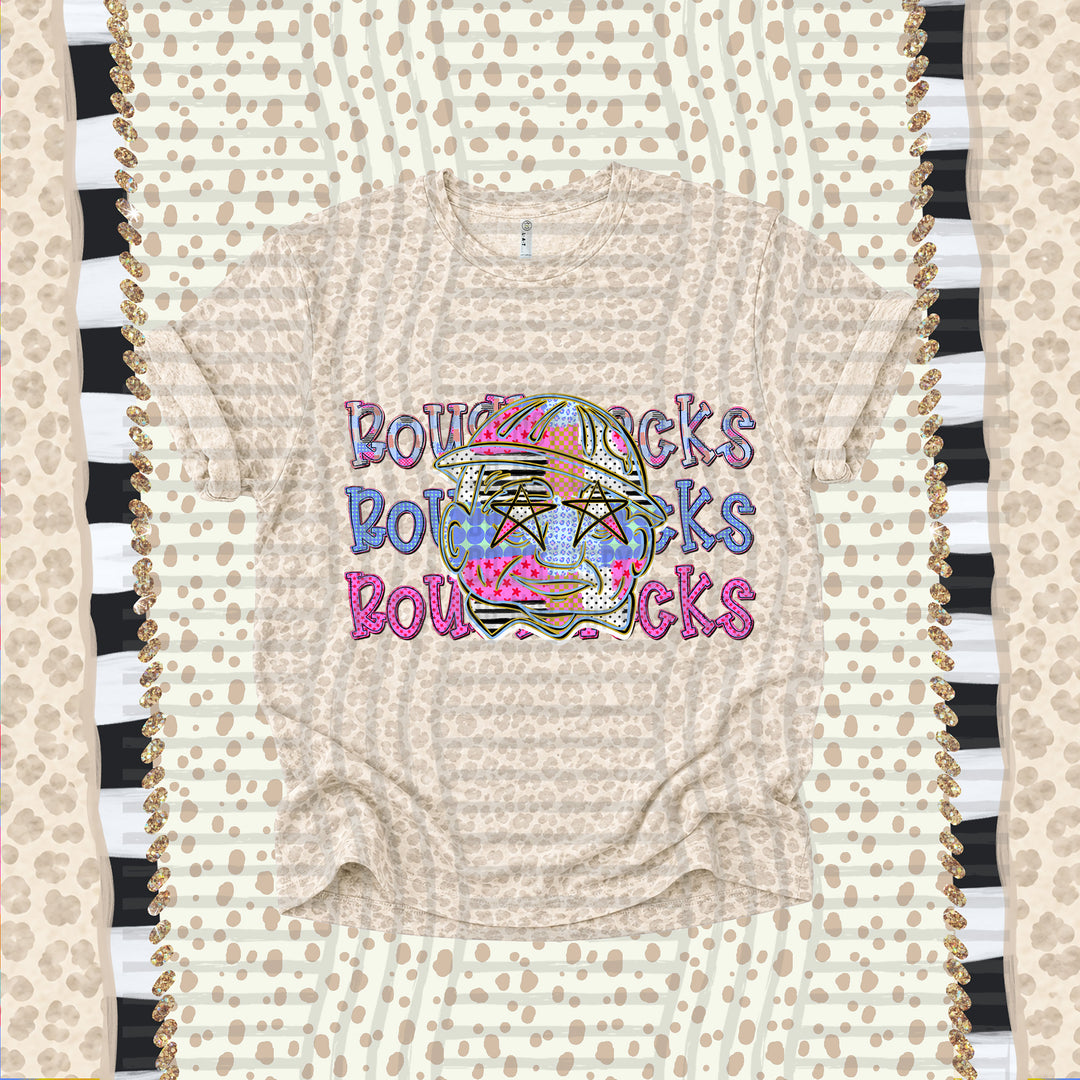 Roughnecks Dolly Doodle mascot DTF transfer