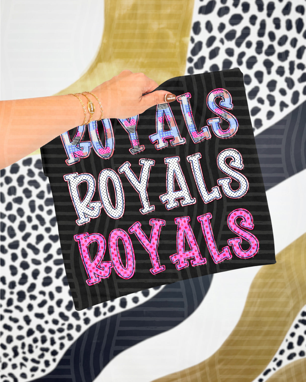 Dolly Tri Stacked Mascots Royals design