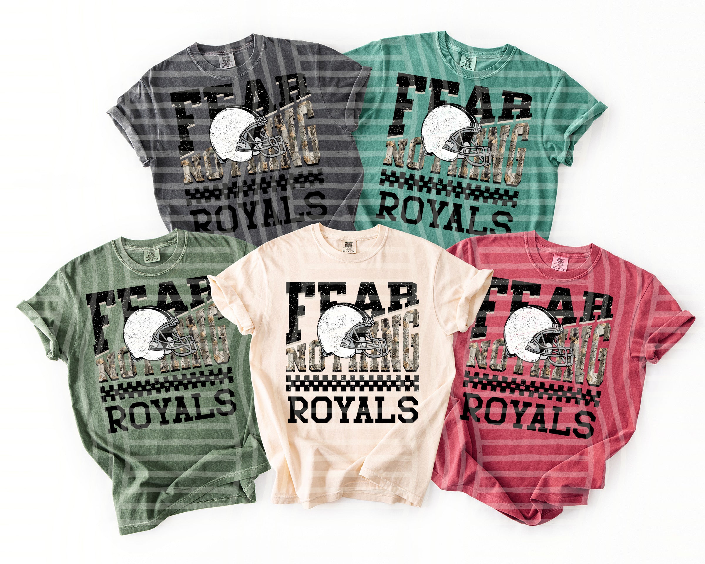 Fear Nothing Mascots Royals design