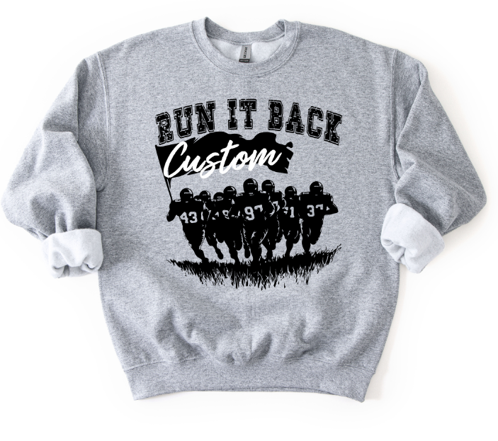RUN IT BACK   CUSTOM TEAM NAME   CUSTOM COLOR   CUSTOM NUMBER
