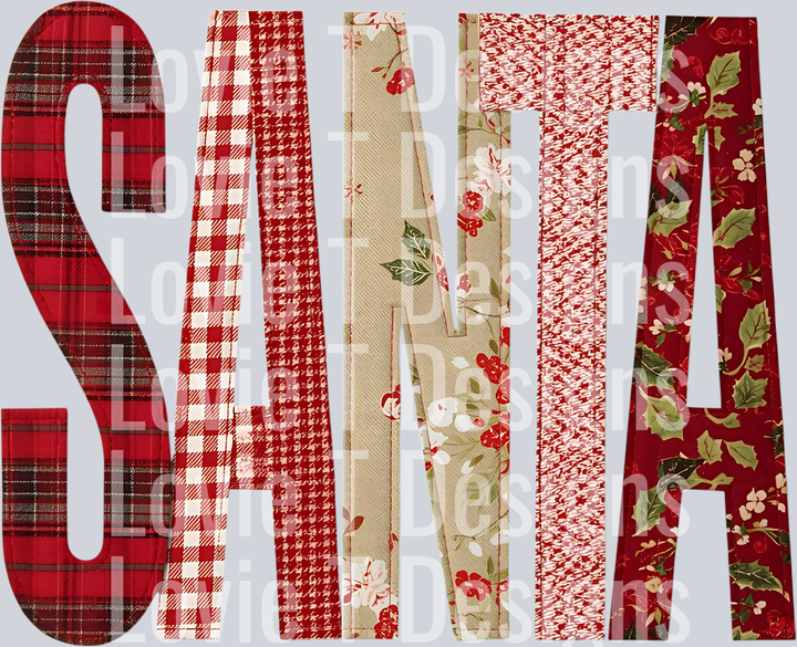 SANTA CHRISTMAS PATCH