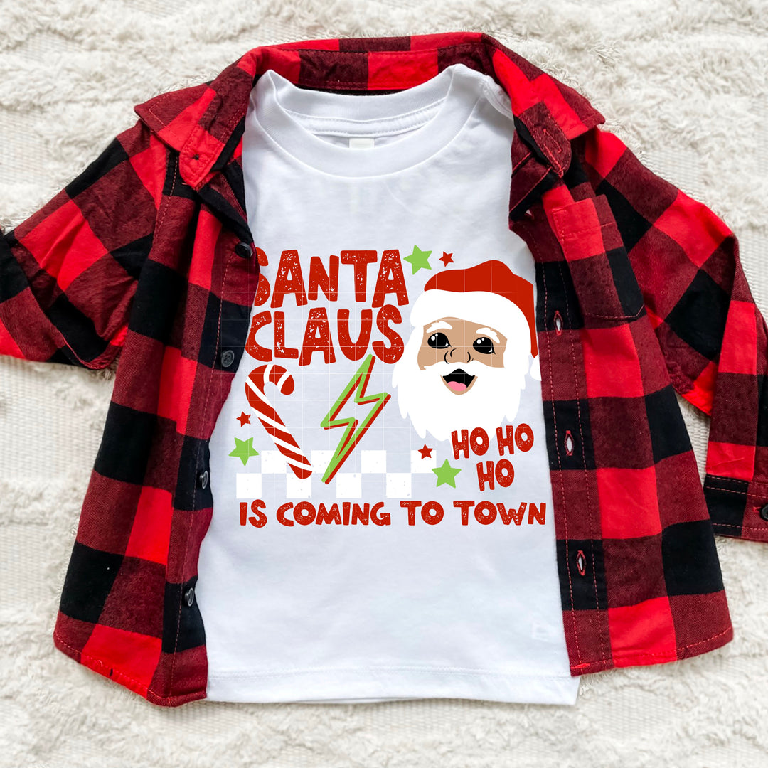 Santa Claus Is Coming to Town Lighter Skin Tone DTF transfer design – image 1