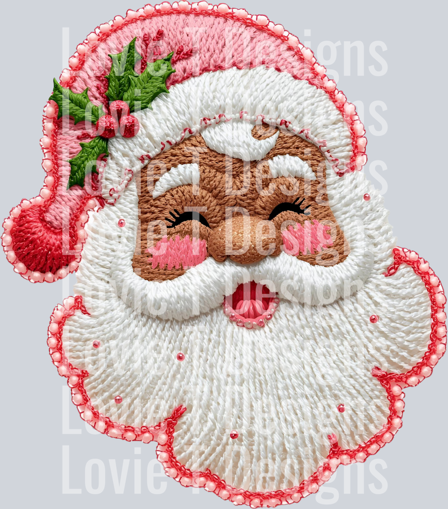 SANTA PINK FAUX YARN