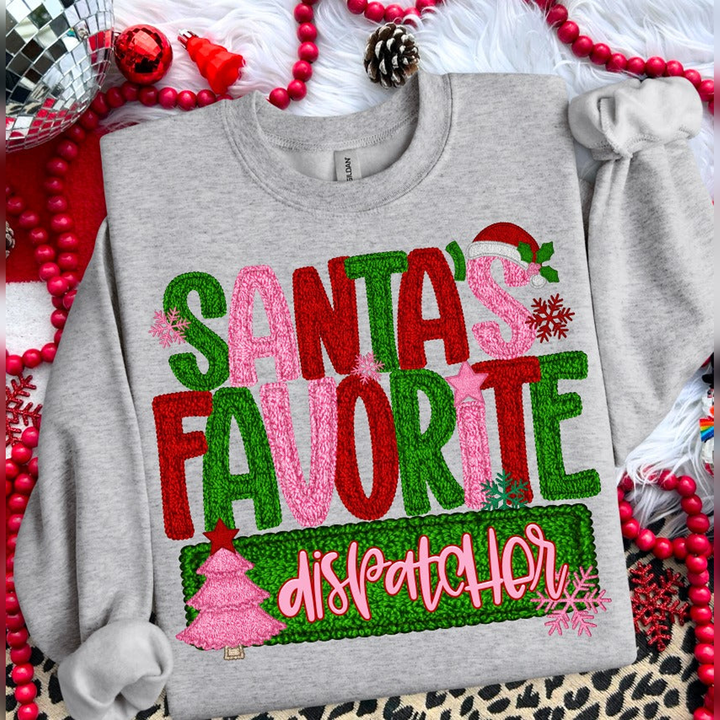 Santa’s Favorite Dispatcher – DTF Transfer