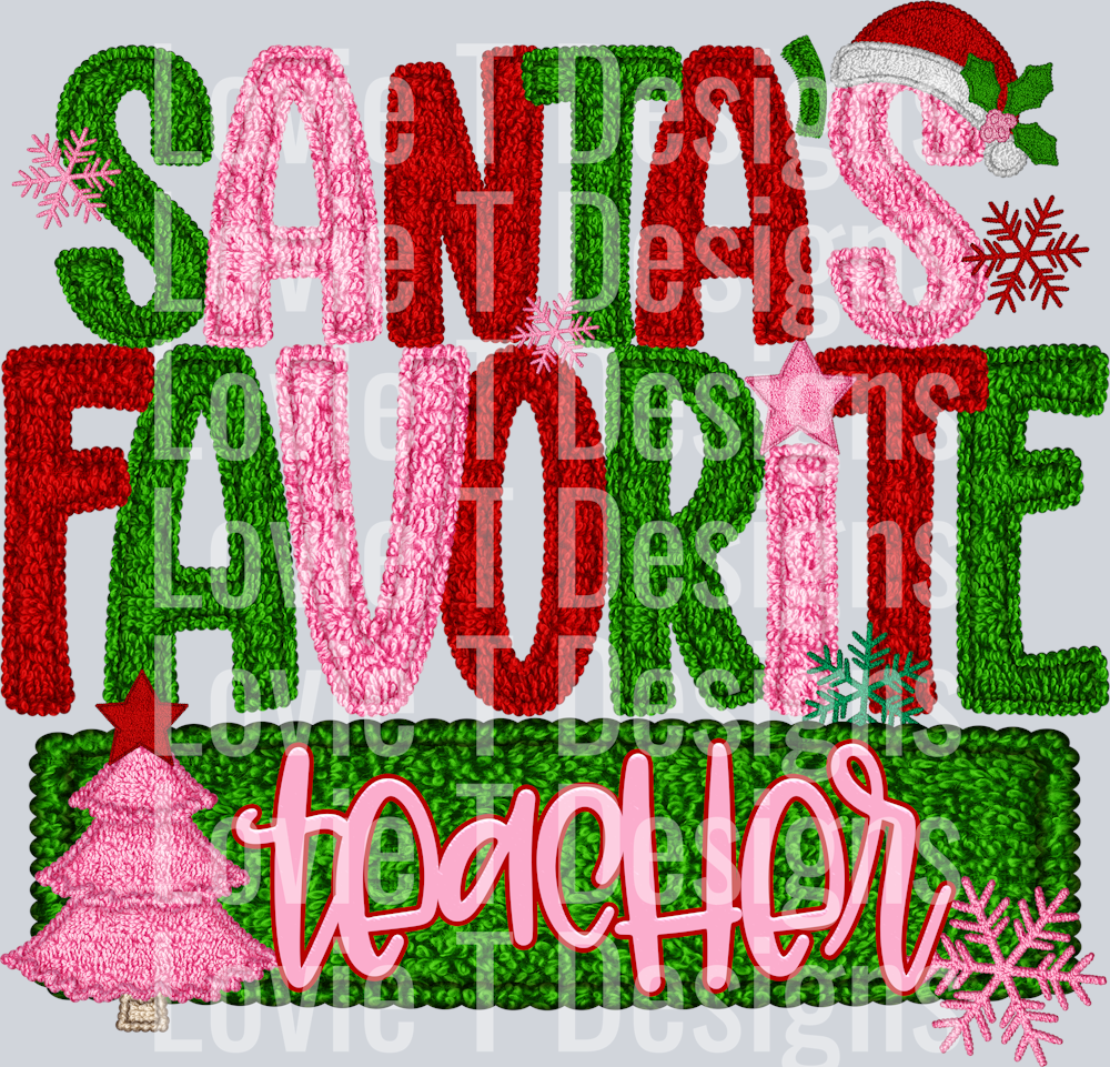 SANTAS FAVORITE teacher