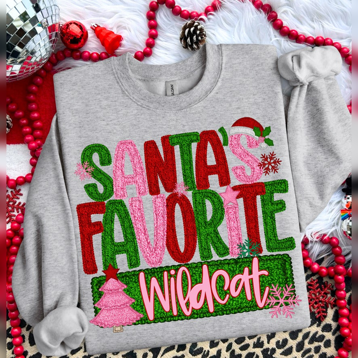 Santa’s Favorite Wildcat – DTF Transfer