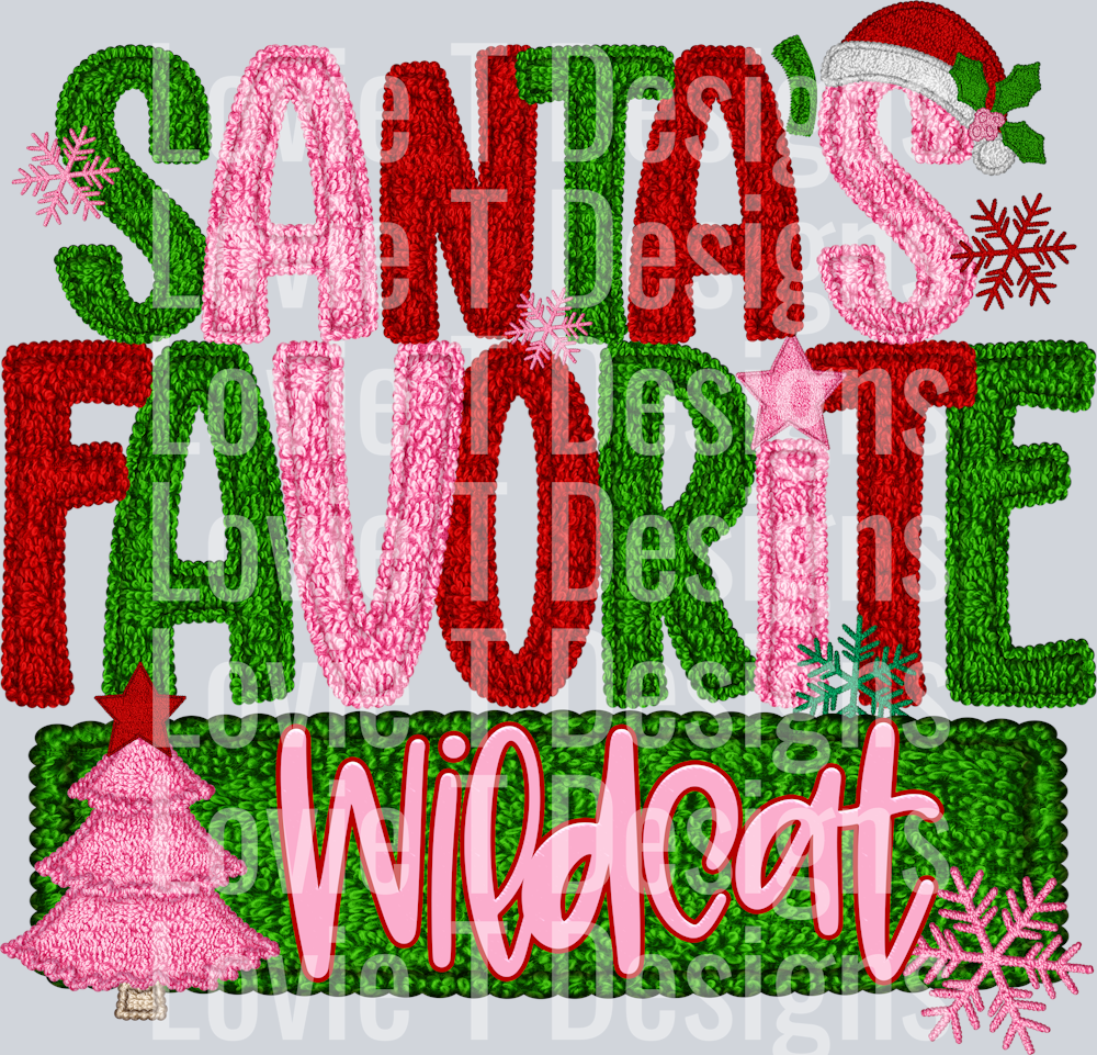 SANTAS FAVORITE WILDCAT