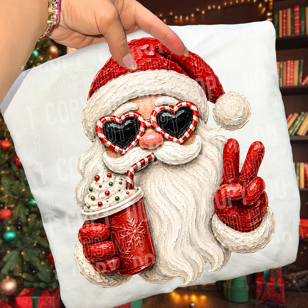 SANTA FAUX PAINTED mockup