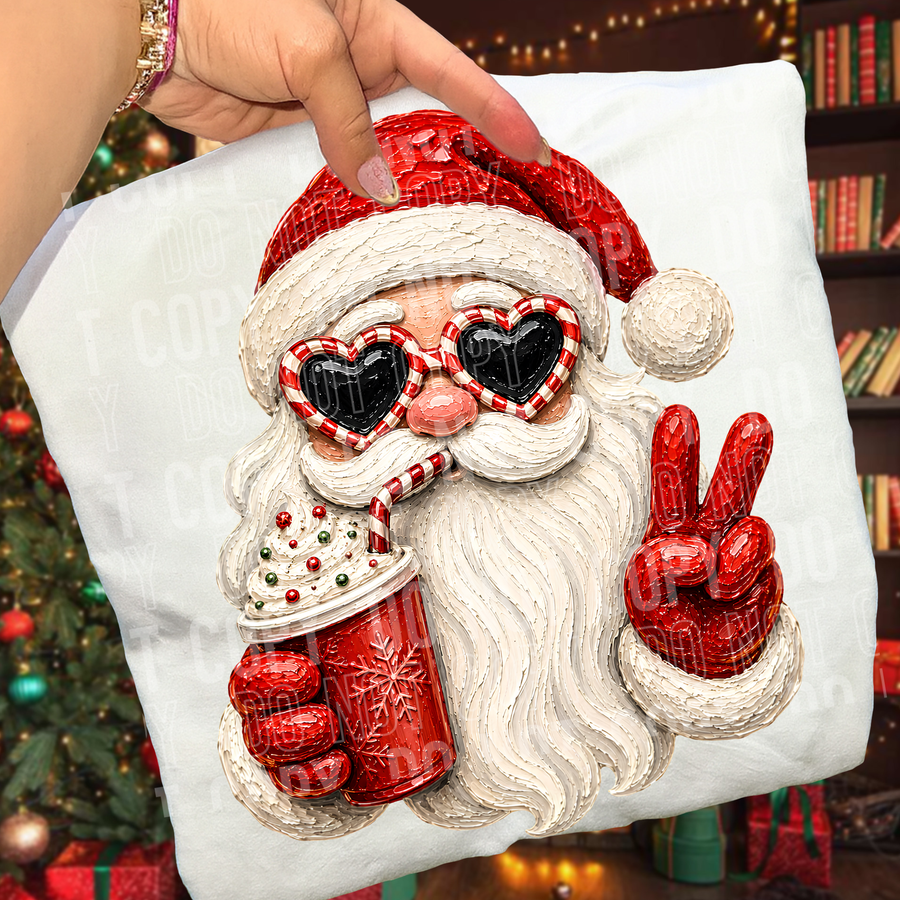 SANTA FAUX PAINTED mockup