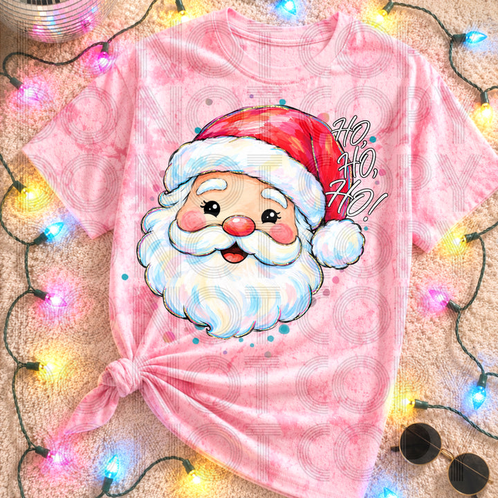 Santa Ho Ho Ho Christmas DTF transfer mockup