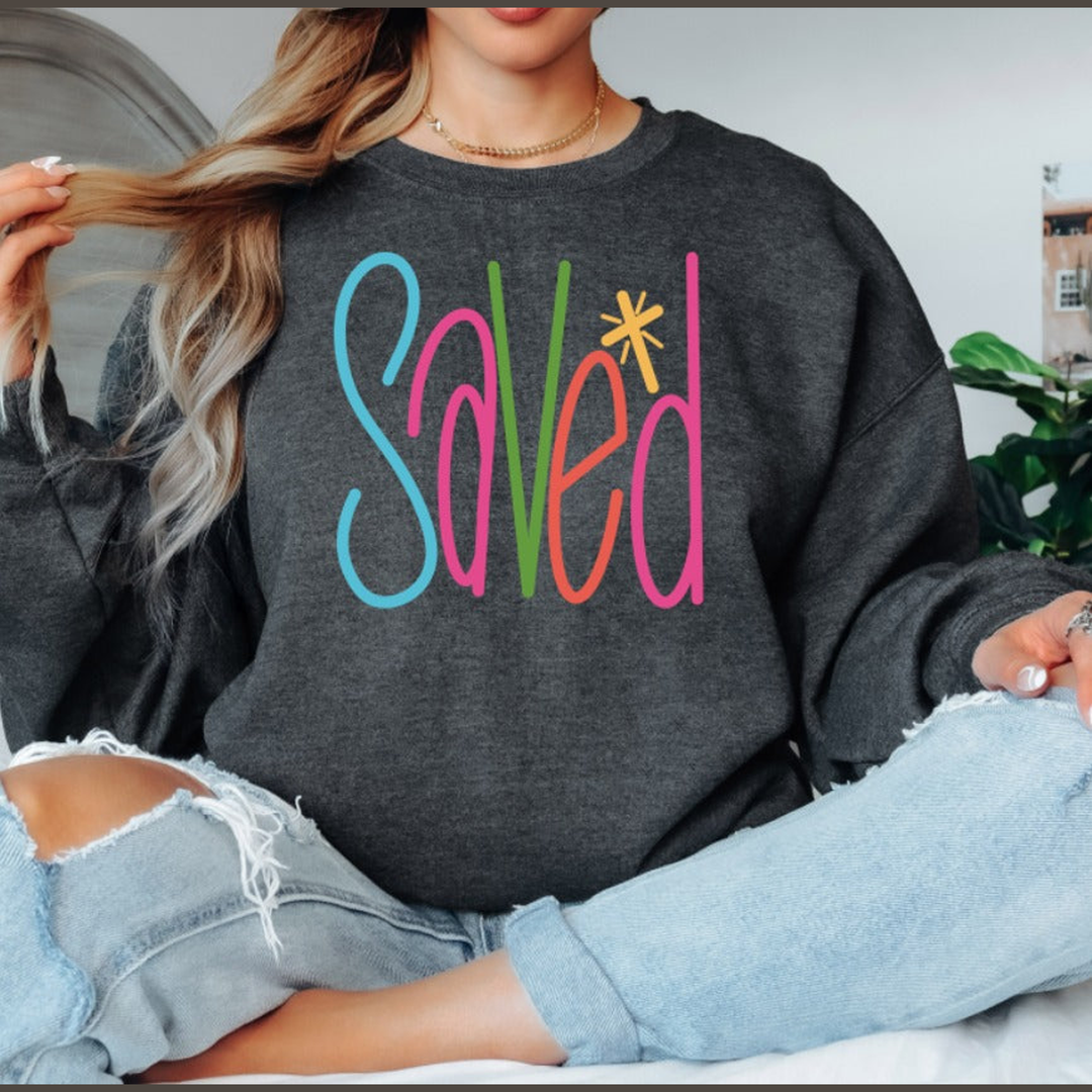 Saved Lettering – DTF Transfer