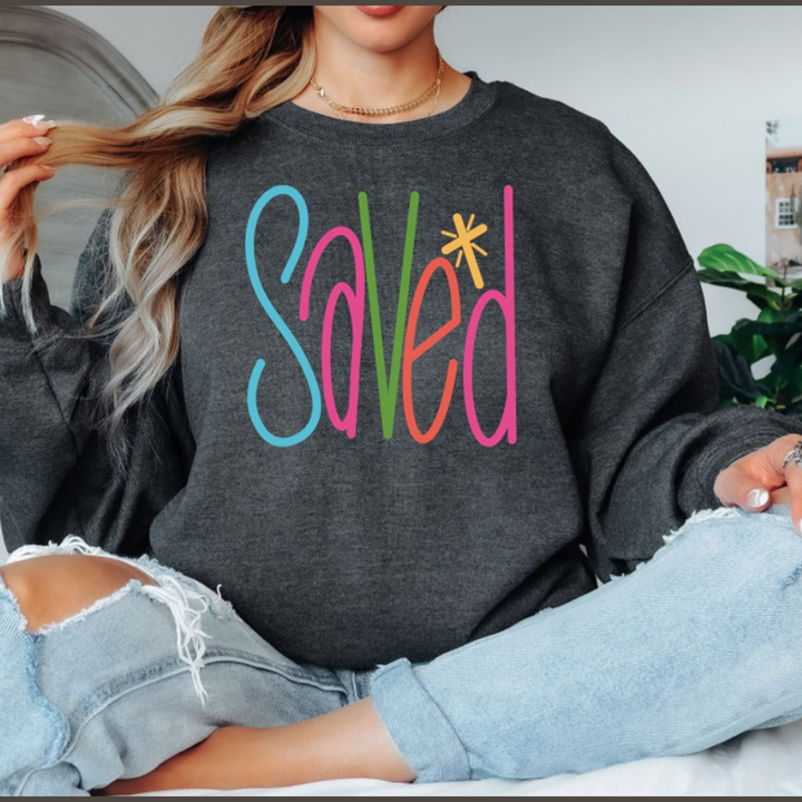 Saved Lettering – DTF Transfer