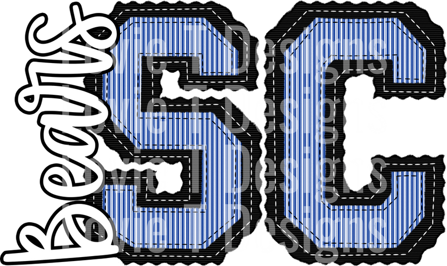 SC BEARS PREPSTER BLACK BASE ROYAL BLUE TOP