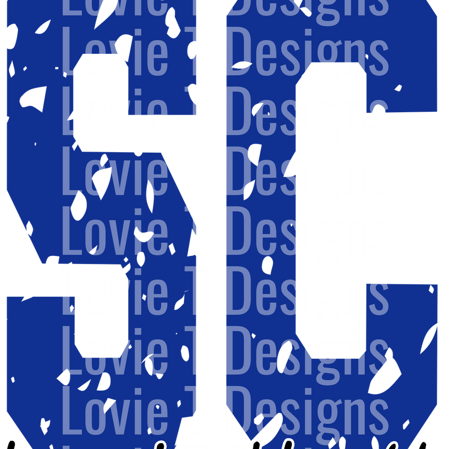 SC DISTRESSED BASKETBALL