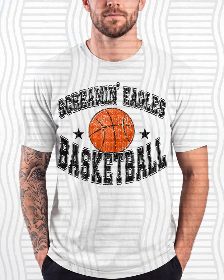 Screamin' Eagles Basketball Varsity Mascots DTF transfer