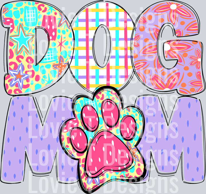 SCRIBBLE BRIGHTS DOG MOM