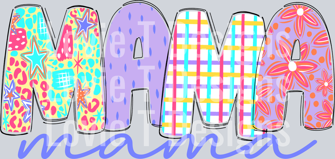 SCRIBBLE BRIGHTS MAMA