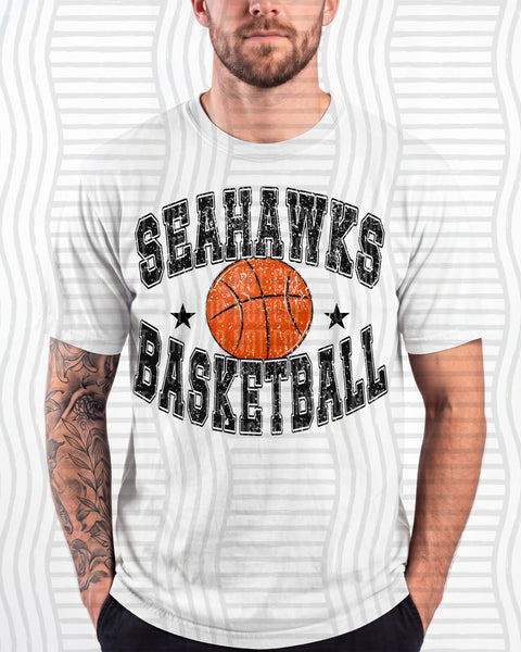 Basketball Varsity Mascots Seahawks design