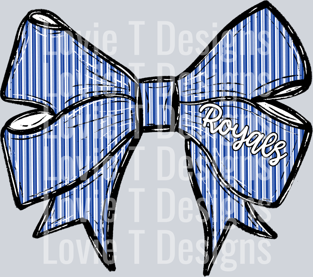 SEERSUCKER BOW ROYAL ROYALS