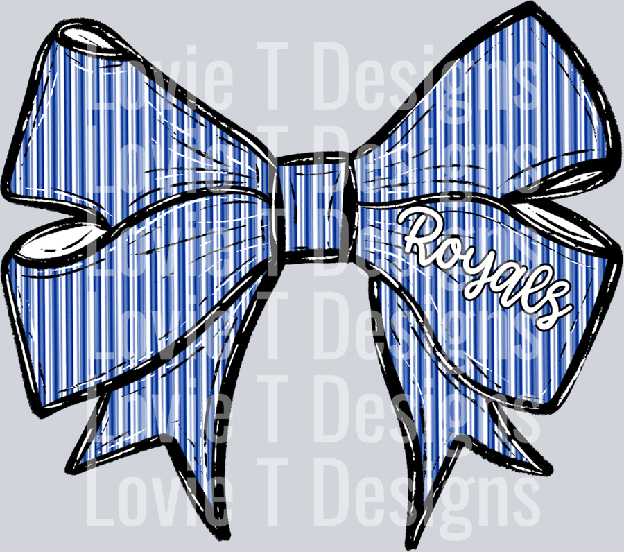 SEERSUCKER BOW ROYAL ROYALS