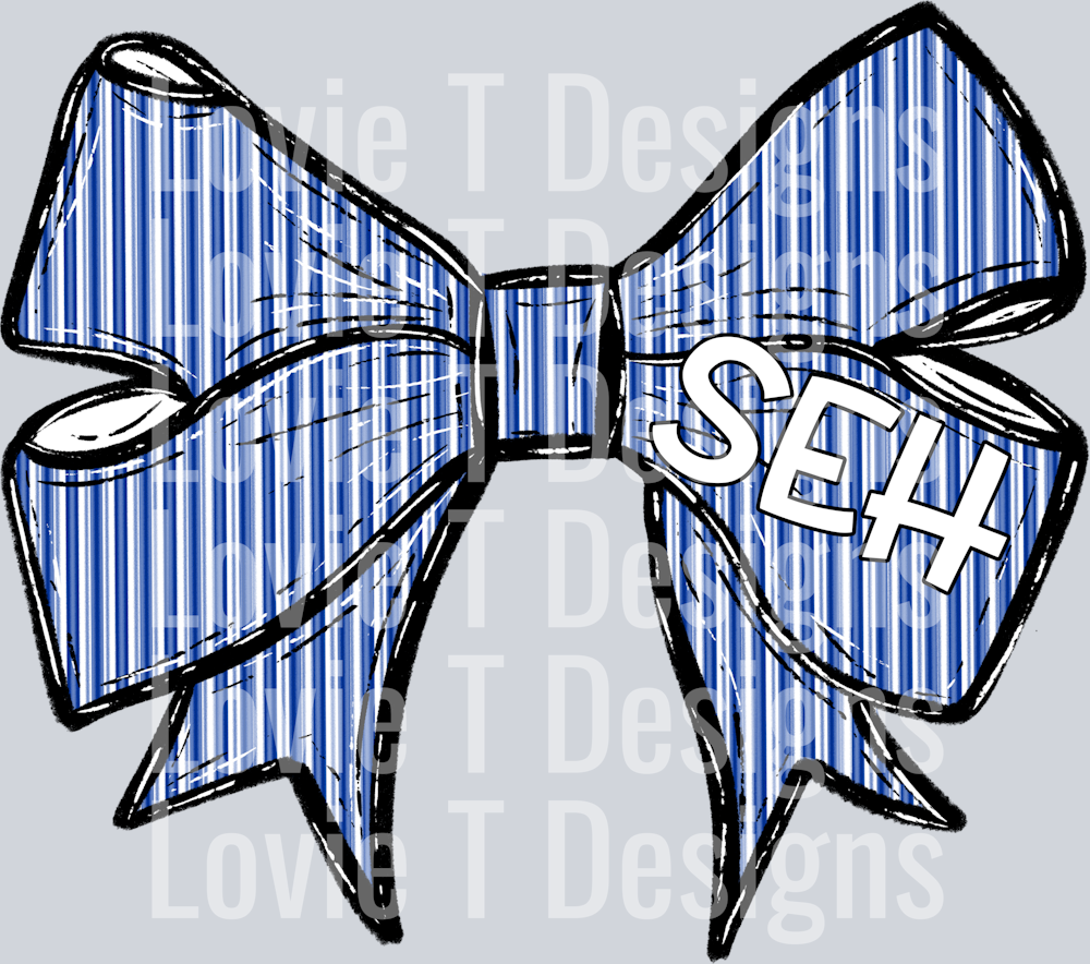 SEERSUCKER BOW ROYAL SEH