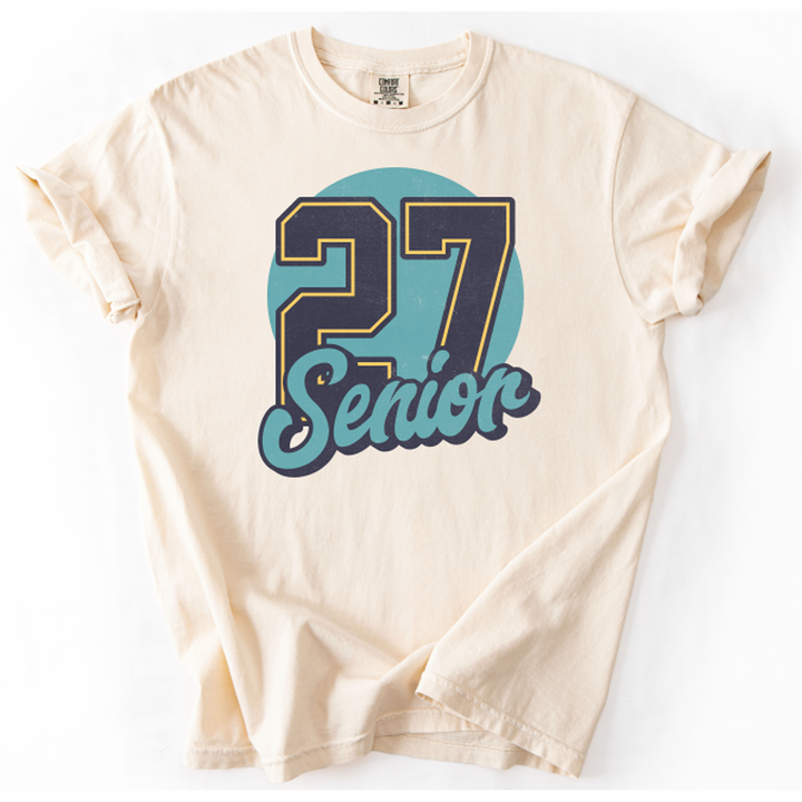 Senior Distressed Denim 27 – DTF Transfer