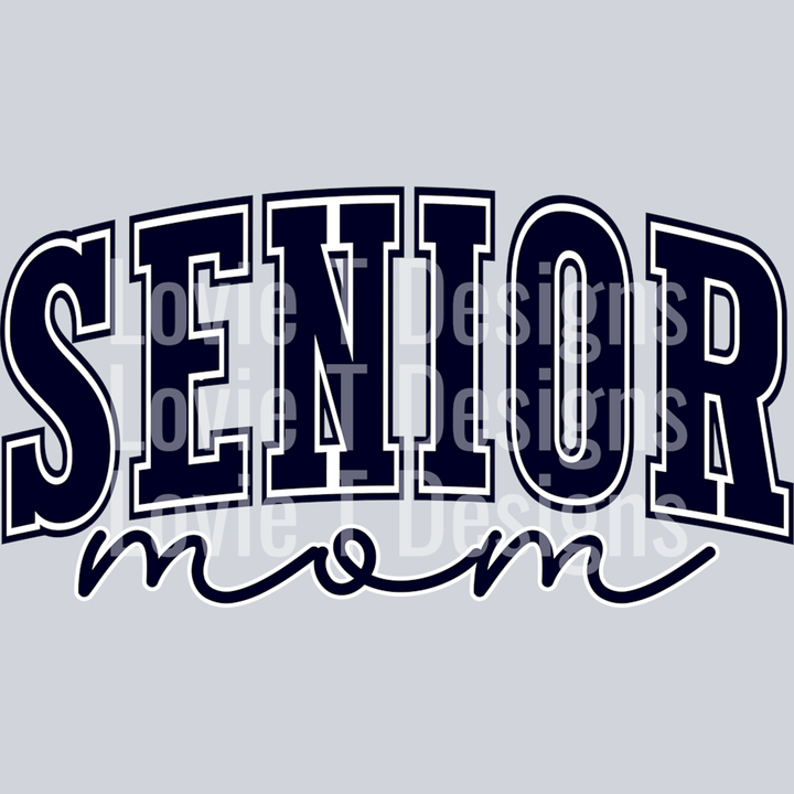 Senior Mom Navy 4 – DTF Transfer
