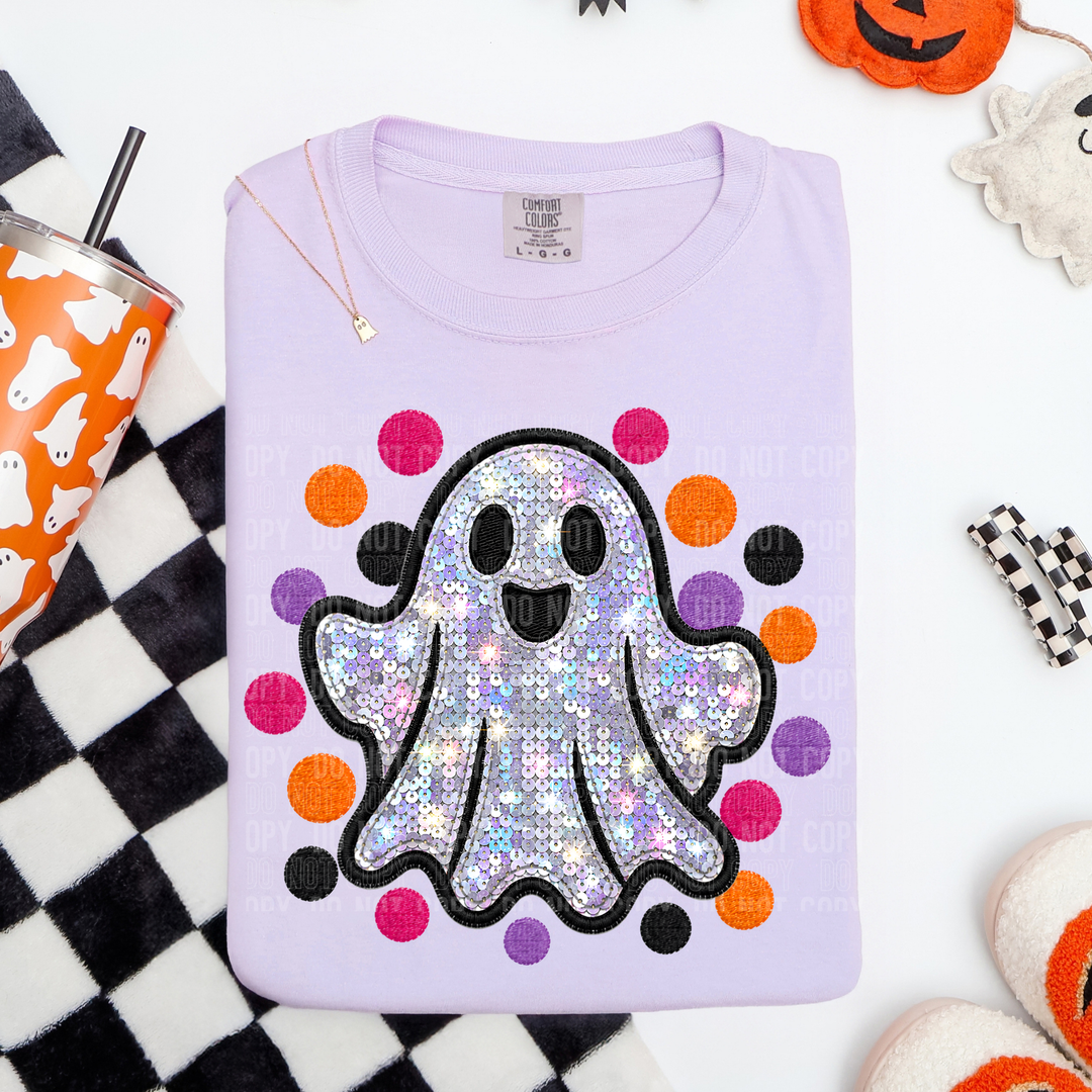 SEQUIN GHOST POLKA DOT mockup