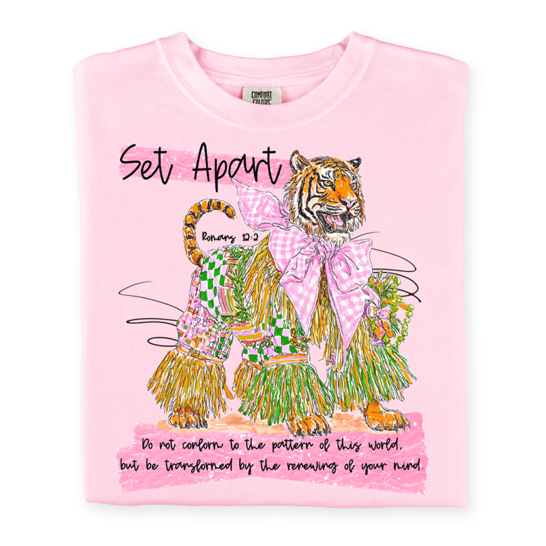 Set Apart Black Print – DTF Transfer