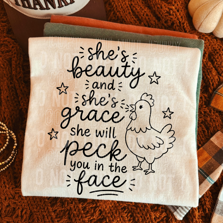 SHE'S BEAUTY AND SHE'S GRACE BLACK mockup