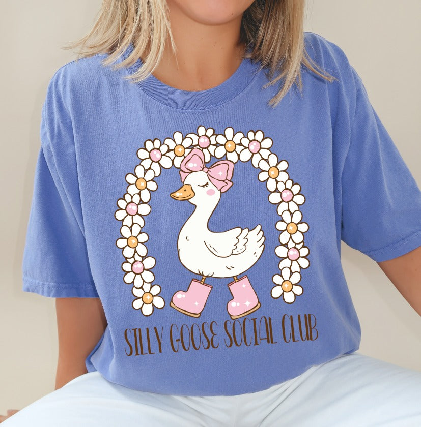 Silly Goose Social Club Humor DTF transfer design