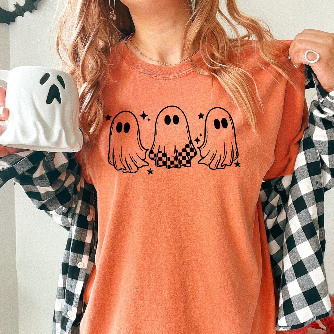 3 Ghosts Black DTF transfer design – image 1