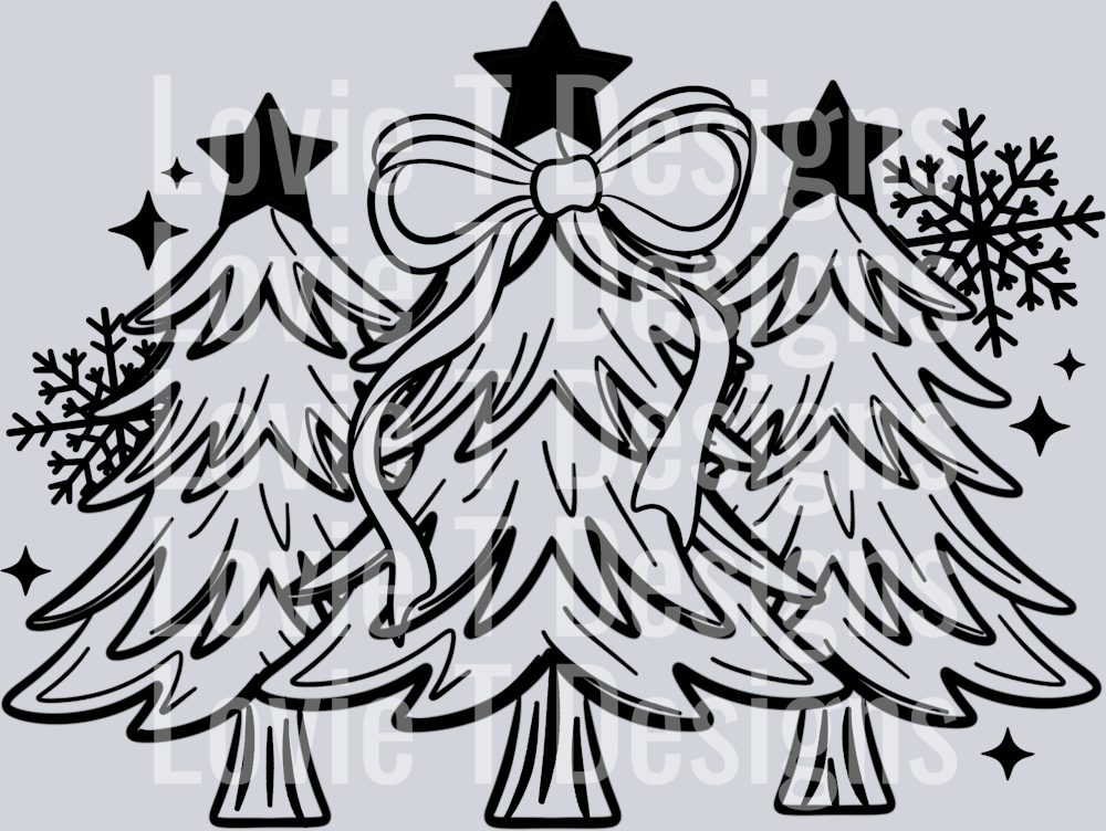 Single_color_Christmas_Trees
