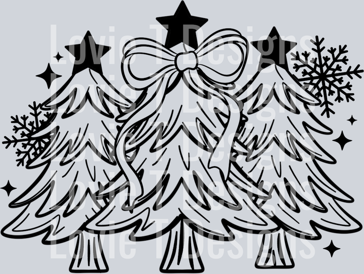 Single_color_Christmas_Trees