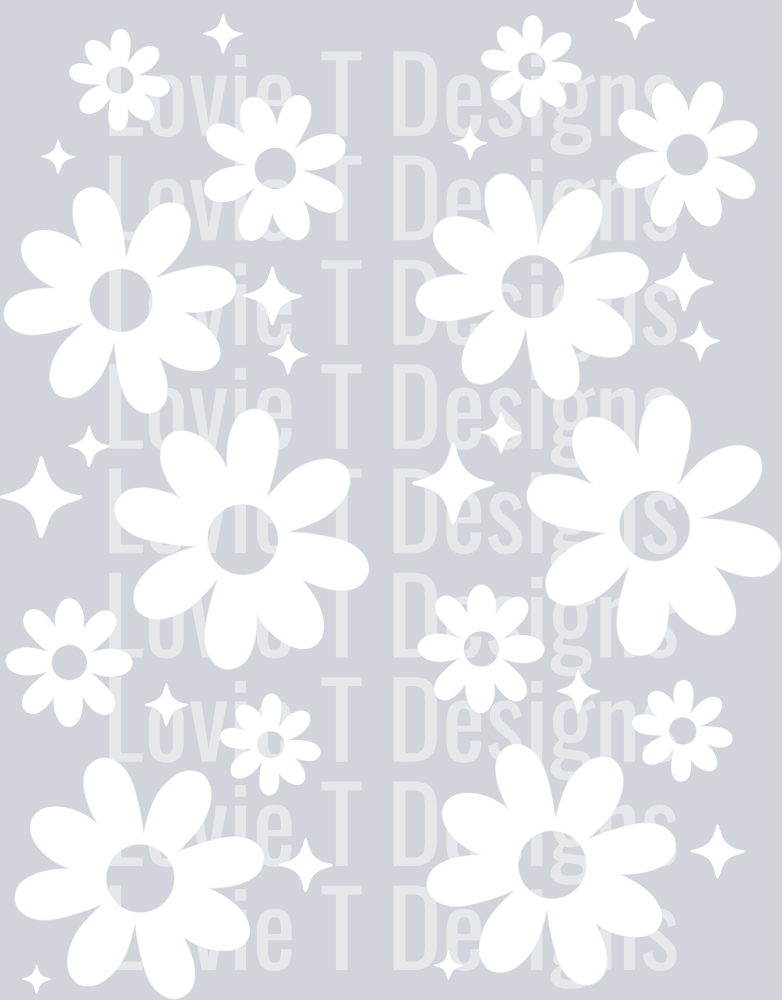 Single_Color_Floral_Sleeve_White