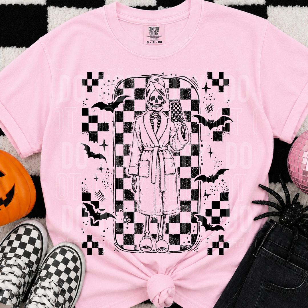 SKELETON SELFIE mockup