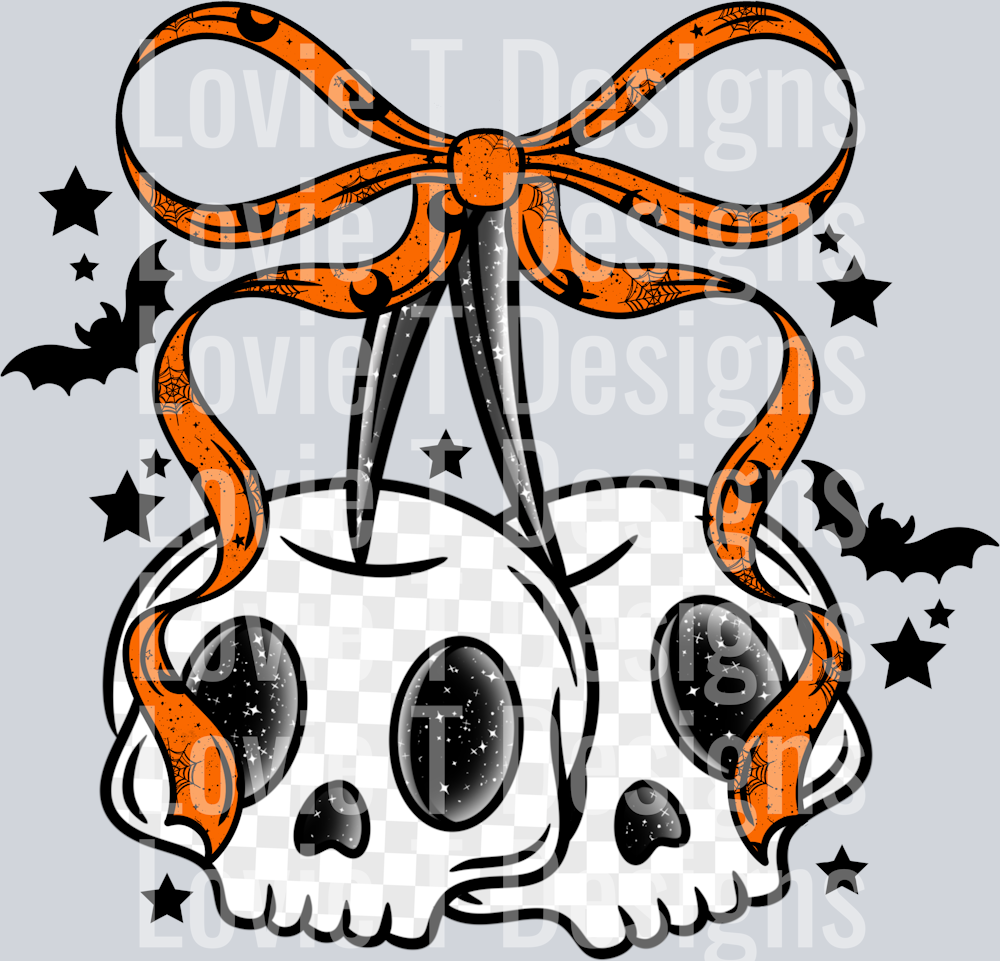 SKULL_CHERRIES_W_BOW_ORANGE_